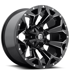 D576 Assault Fuel Wheels 20x10 Gloss Black Milled Rims 4pcs C3 D576 Assault Fuel Wheels 20x10 Gloss Black Milled Rims 4pcs C3