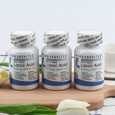 IMMUNOVITES Stabilized R-Alpha Lipoic Acid ((True)) 600mg per Serving , US
