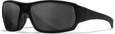 Wiley X Mens Breach Sunglasses - Matte Black  / Grey - Authentic New