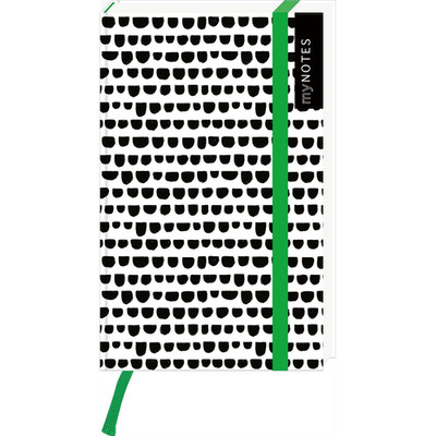 myNOTES Notizbuch A6: Black and White Patterns: Notebook small, blanko | Tr ...