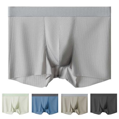 Atmungsaktive Boxershorts klassischer Stil bequeme Passform Gummibund schnelltrocknend