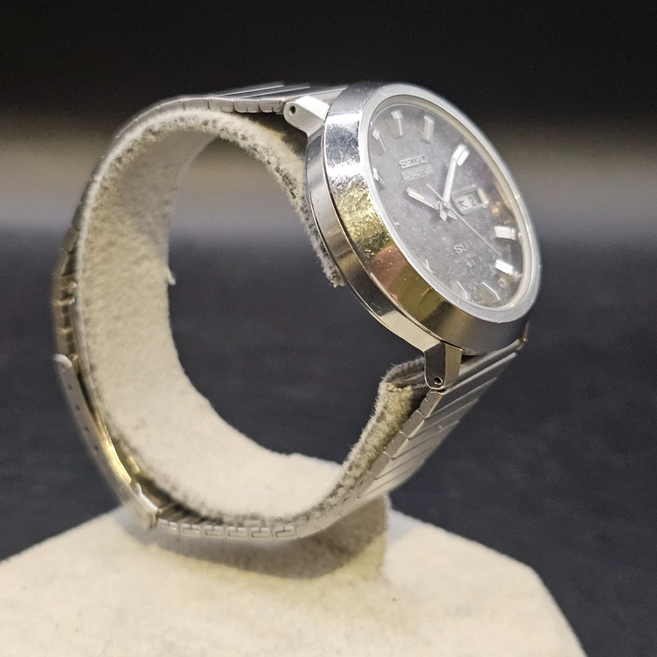 RARE Seiko 5actus Mens Watch Meteorite Tropical Patina From Japan 38mm   - Image 3 of 4