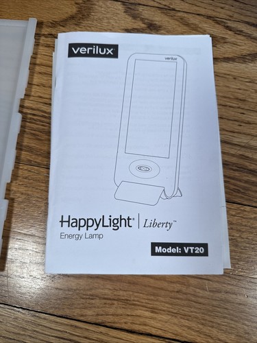 Verilux Happy Light Liberty 10K VT20 Seasonal Therapy Lamp White - Picture 6 of 7