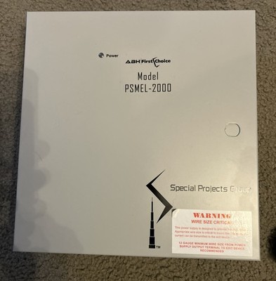 First Choice Power Supply Model No. PSMEL - 2000 (SP-2000 - Power Supply)