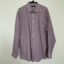 Chaps Men’s Plaid Button-Down Dress Shirt – Size XL Regular Fit