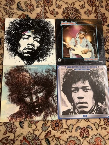 JIMI HENDRIX Vinyl Record Lot Of 4 LPs Various Conditions All Tested Nice Titles
