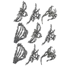 3pcs Halloween Hair Clips Gothic Strong Hold Hair Clips Halloween Claw Clip