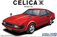 1982 Toyota Celica Xx 2800GT MA61 1:24 Model Kit Bausatz Aoshima 058503