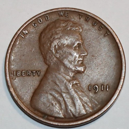 1911 Lincoln Wheat Cent In XF Condition