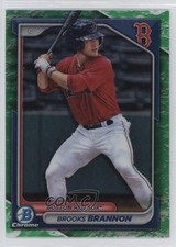 2024 Bowman Chrome Prospects Lunar Glow Refractor Brooks Brannon #BCP-95 17k2