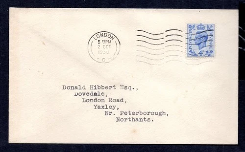GB - 1950 KGVI Sg 508 4d Definitive First Day Cover
