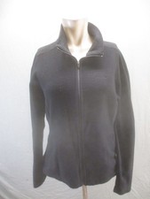 Patagonia Size M Womens Black Fleece High Collar Full Zip Outdoor Jacket 494
