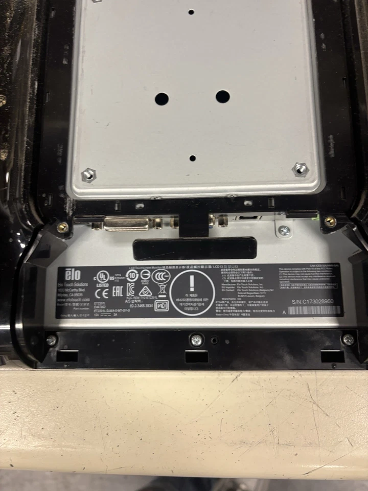 Elo Touchscreen ET2201L 22" Full HD Monitor Multi-touch E497002 USED - Image 4 of 4