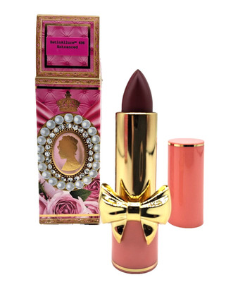 Pat McGrath x Bridgerton Satin Allure Lipstick, 496 Entranced, Warm Flesh Rose