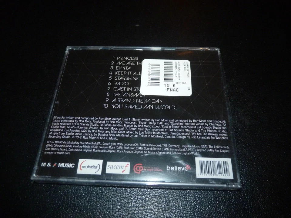 CD NEUF "RON MOOR : STARSHINE" - Photo 2/2