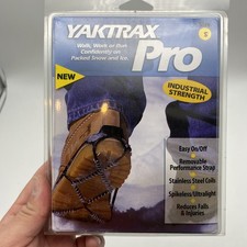 Yaktrax Pro Grips Traction: Built for Running, Hiking, Snow Shoes Size Small