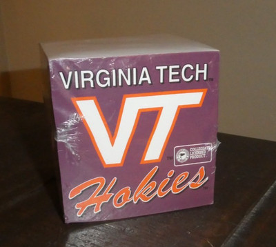 RARE! Virginia Tech Hokies 3'' x 3'' Sticky Pad Notes! NEW!!