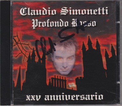 CLAUDIO SIMONETTI - SELTENE CD MIT AUTOGRAMM '' DEEP RED XXV ANNIVERSARIO ''