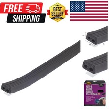 10 ft. Black Large Rubber Auto  Marine Weatherseal for All Climates