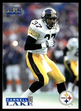 1996 Pro Line Carnell Lake Pittsburgh Steelers #301