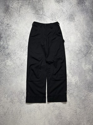 Simone Rocha Black Cargo Painter Pants UK 6 Rare Runway Sample Double Knee