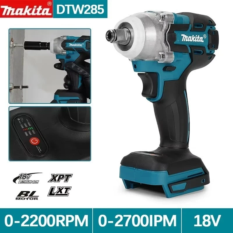 Makita DTW285 18V BL LXT Cordless Li-ion Brushless Impact Wrench - Image 2 of 4