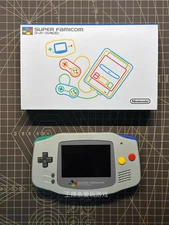 Game Boy Advance GBA Super Famicom Console with iPS Backlit LCD MOD