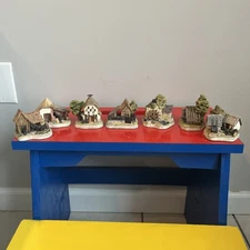 Vintage David Winter Cottages The Shires Hand Painted Cottage Lot England 1992