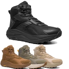 Men's Outdoor Hiking Boots Wide Toe Box Low Drop Waterproof Trekking Shoes