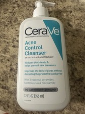 CeraVe Acne Control Cleanser 2 Salicylic Acid 12 fl oz Oil-Free for Face
