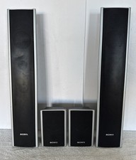 Sony Speakers SS-TS80 SS-TS82 Front And Satellite Set of 4 Tested Working
