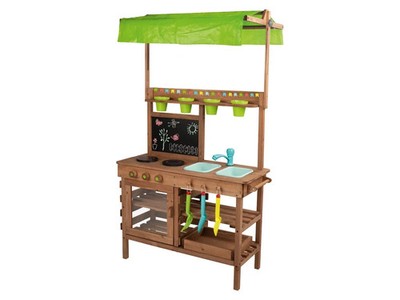 PLAYTIVE Matschküche Outdoorküche Outdoor Spielküche  Holzküche NEU OVP