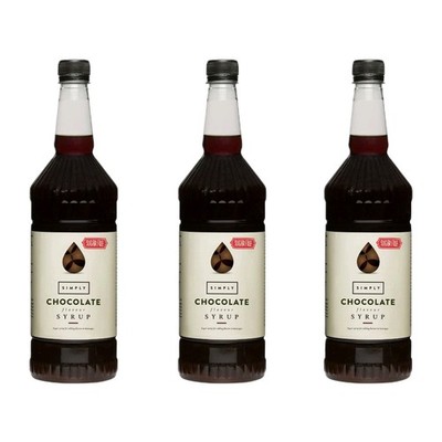 (10,73 /L)Simply Sugarfree Flavour Sirup 3x1L Chocolate,Schokolade ohne Zucker