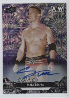 2023 Upper Deck AEW All Elite Wrestling Pyro 20/25 Ricky Starks #45 Auto 17an