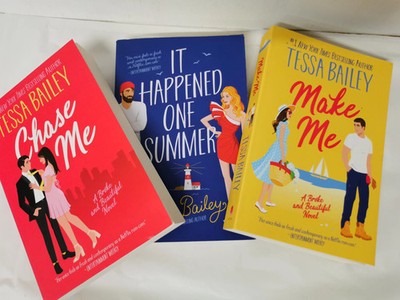 Tessa Bailey Book Set - Chase Me, Make Me, It Happened One Summer