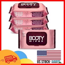 320 Biodegradable Feminine Wipes - 80 Count Pack of Flushable Aloe Vera Wipes