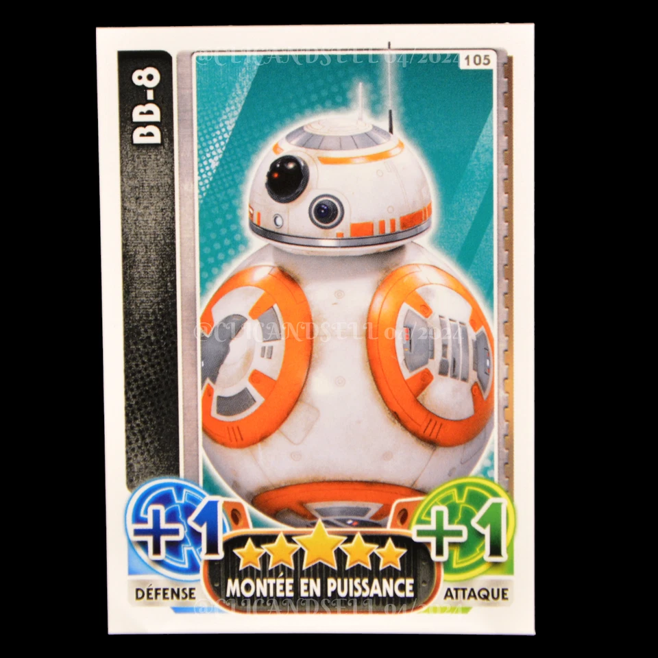 carte topps STAR WARS Force Attax BB-8 : 105 - Photo 1/1