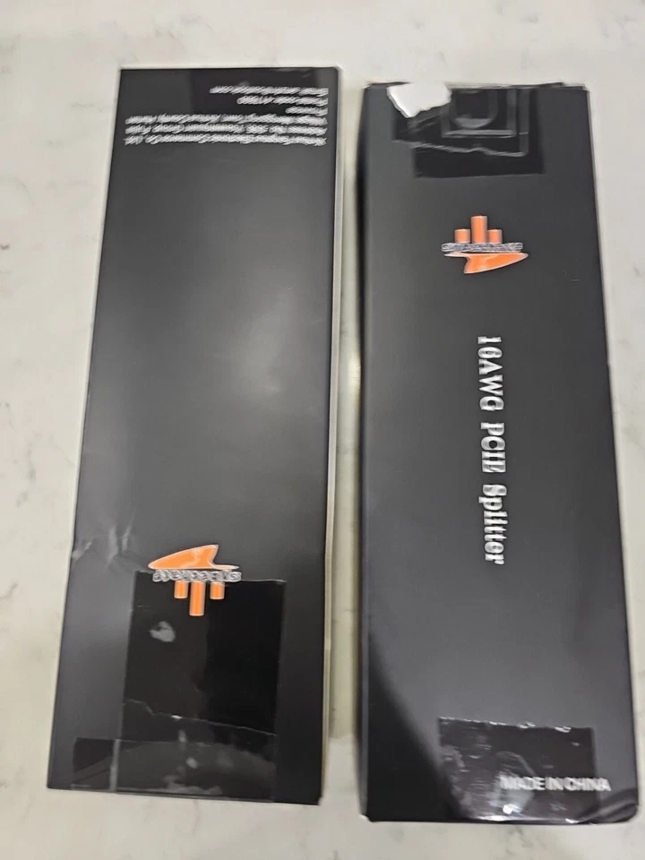 Lot Of 2 SYBECHATF 16AWG GPU VGA 8 Pin PCIE Splitter to Dual 8 Pin(6+2) Adapter - Image 4 of 4