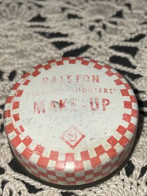 Ralston's Tom Mix Straight Shooters' Character Make Up painted slip cover tin