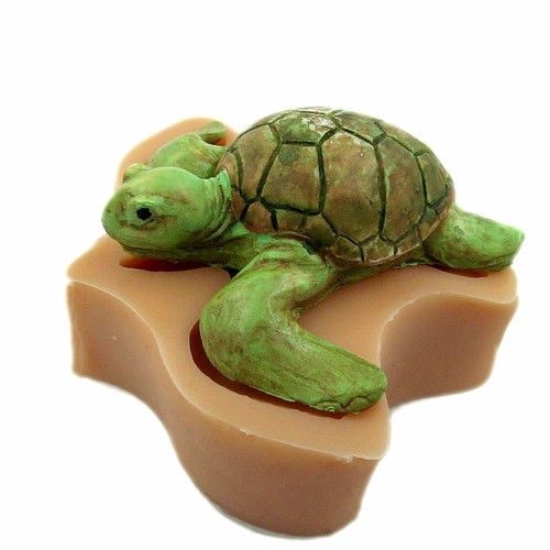 3D Sea Turtle Food Grade Silicone Mold Fondant Cake Sugarcraft Gum Paste Supply - Picture 6 of 8