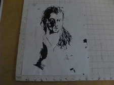 Original Drawing -aprox 11 x 13" - GIRL down in ink 