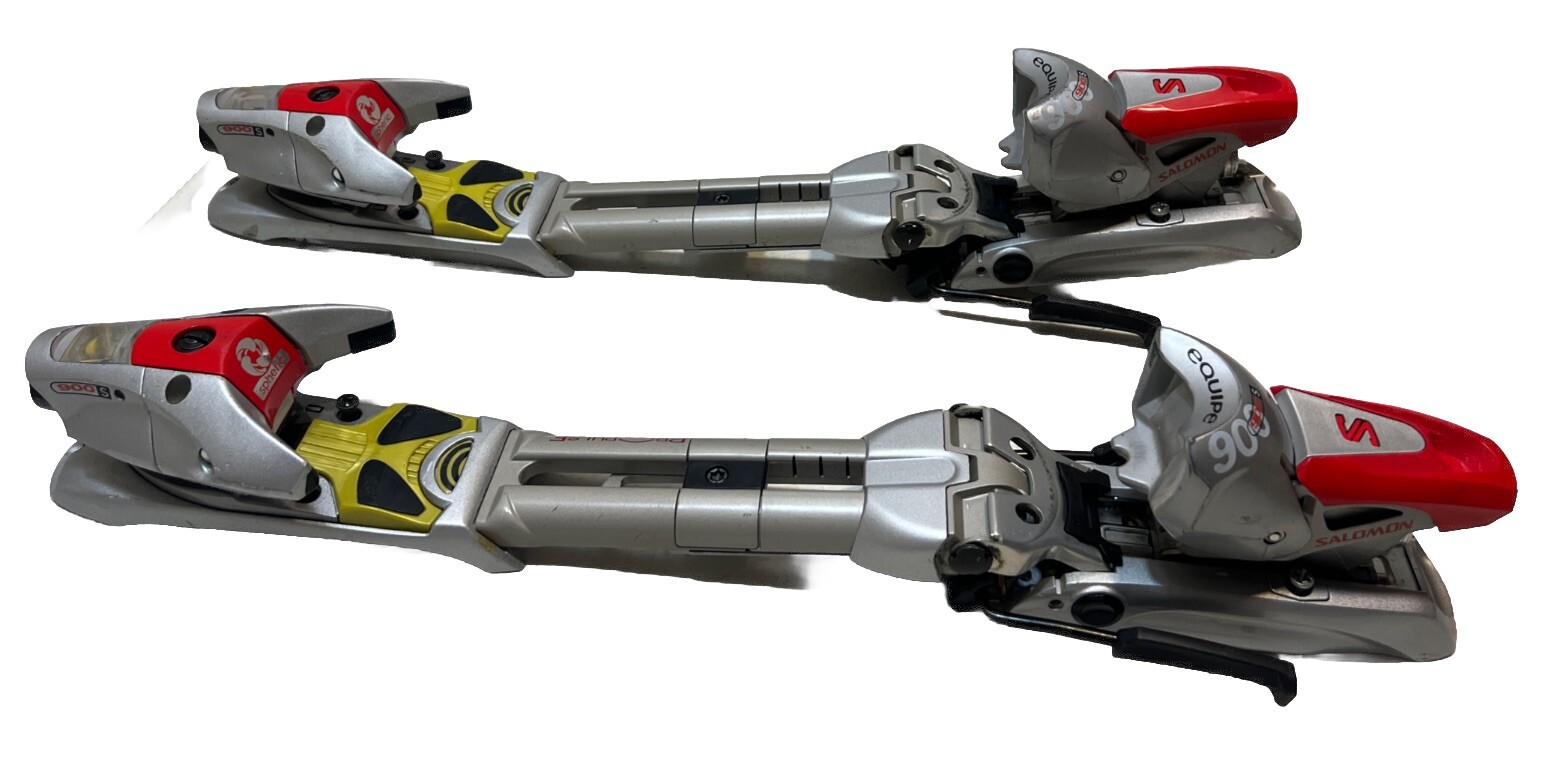 Attacchi sci downhill Salomon Equipé Spheric 900S ProPulse argento rosso giallo