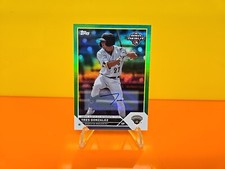 2023 Topps Pro Debut Tres Gonzalez Prospect Auto Green Foil /99 PD-191 Pirates