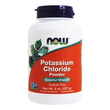 NOW Foods Potassium Chloride Powder, 8 Ounces