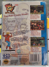 Fatal Fury Special (Sega CD, 1995) BOX AND GAME ONLY Box is broken