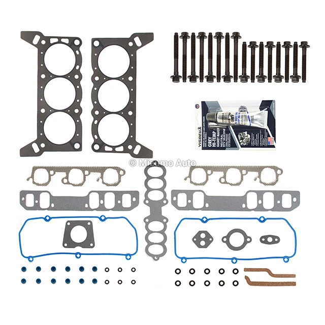Head Gasket Bolts Set Fit 94-95 Ford Thunderbird Mercury Cougar 3.8L VIN 4 - Image 2 of 4