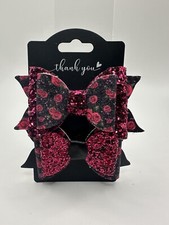 Handcrafted Fin Tail Hair Bows 2 Pack