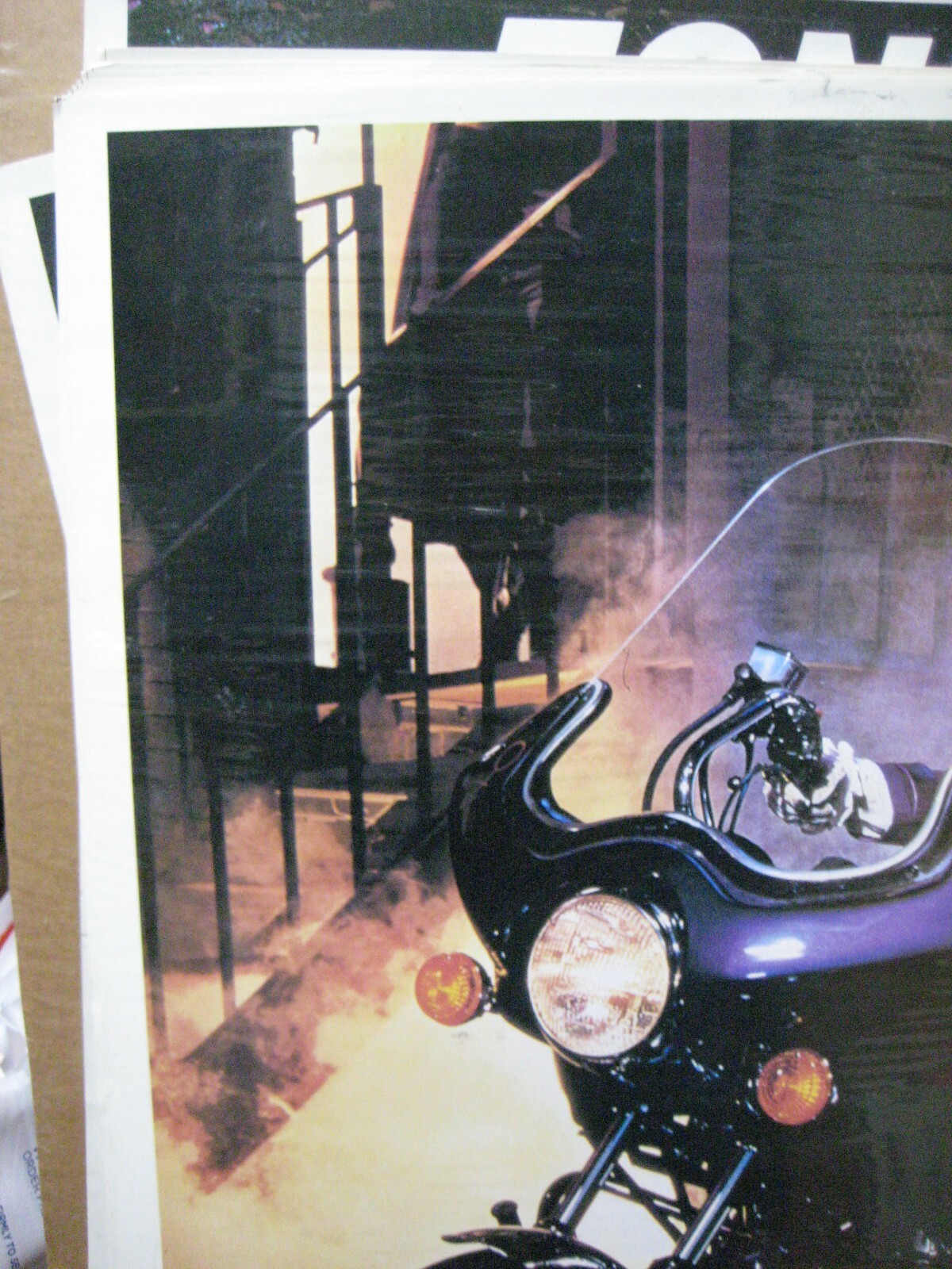 Vintage PRINCE Purple Rain rock and roll poster 1984 13731