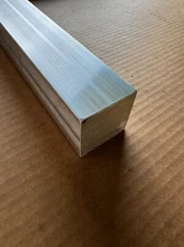 2" X 2" Aluminum Square 6061 Bar x 30" Long, Solid Bar Stock