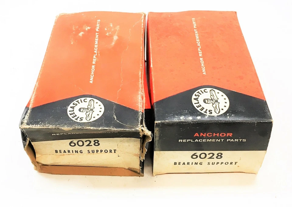 Cojinete de soporte central del eje de transmisión de anclaje 6028 [Lote de 2] NOS Foto 3 de 3